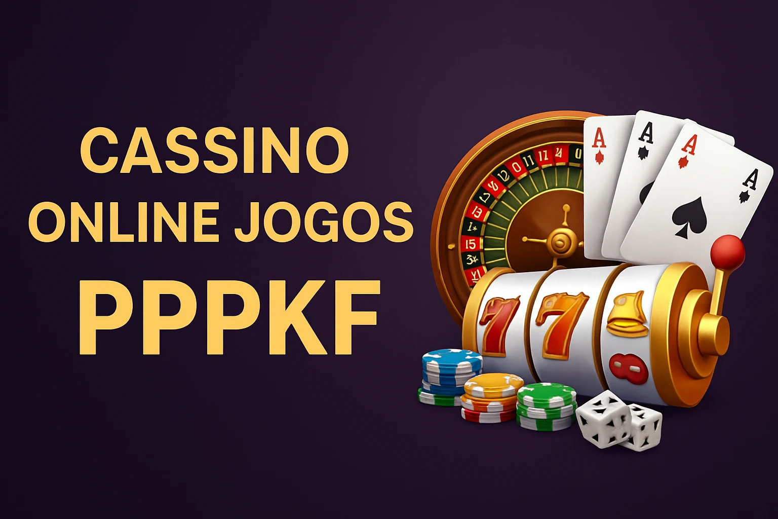Jogos de cassino online inovadores e emocionantes na PPPKF
